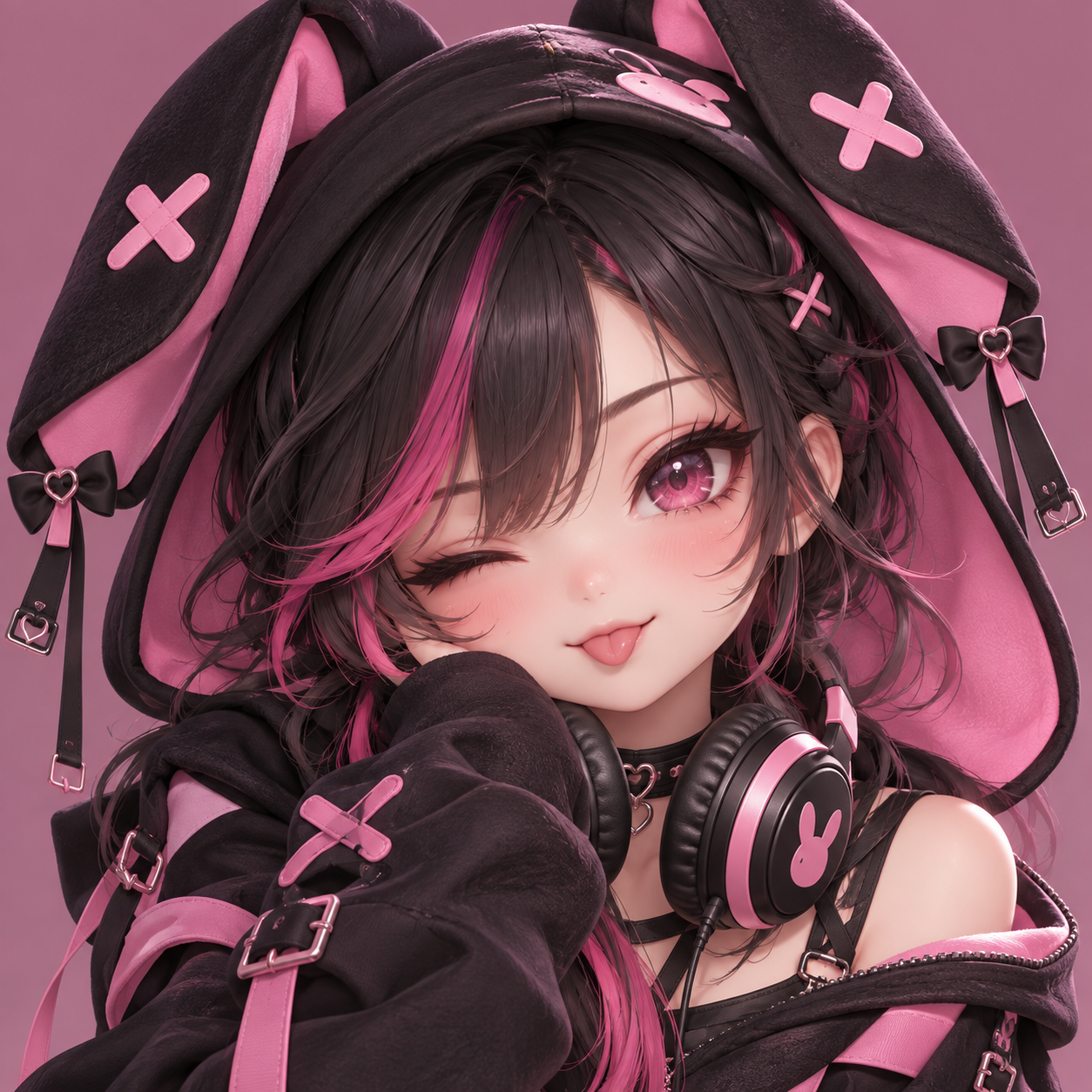 ภาพโปรไฟล์ตัวอย่างของ PINK_PIXEL